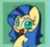 Size: 50x47 | Tagged: safe, artist:slavedemorto, edit, oc, oc only, oc:milky way, earth pony, pony, cropped, earth pony oc, female, icon, looking at you, mare, picture for breezies, smiling