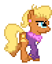 Size: 76x92 | Tagged: safe, artist:robokitty, ms. harshwhinny, earth pony, pony, g4, angry, animated, desktop ponies, female, mare, pixel art, simple background, solo, sprite, transparent background