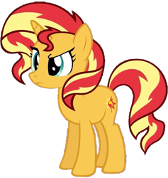 Size: 595x627 | Tagged: safe, edit, edited screencap, editor:pascalmulokozi2, screencap, sunset shimmer, pony, unicorn, equestria girls, g4, background removed, female, mare, not a vector, simple background, solo, transparent background
