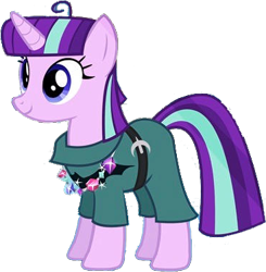 Size: 367x375 | Tagged: safe, edit, edited screencap, editor:pascalmulokozi2, screencap, maud pie, starlight glimmer, pony, unicorn, g4, background removed, clothes, costume, female, mare, not a vector, simple background, solo, transparent background
