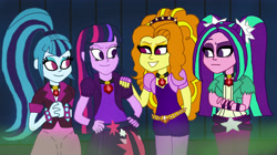 Size: 5343x3000 | Tagged: safe, artist:ktd1993, adagio dazzle, aria blaze, sonata dusk, twilight sparkle, human, equestria girls, g4, the dazzlings