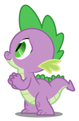 Size: 5000x7683 | Tagged: safe, artist:dashiesparkle, spike, dragon, g4, party of one, season 1, .svg available, absurd resolution, cute, male, simple background, solo, spikabetes, transparent background, vector, vector trace