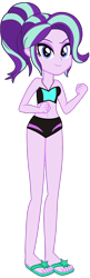 Size: 540x1660 | Tagged: safe, artist:ajosterio, starlight glimmer, human, equestria girls, g4, belly, clothes, female, midriff, simple background, slender, solo, swimsuit, thin, transparent background, vector