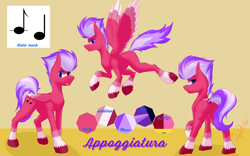 Size: 6144x3840 | Tagged: safe, artist:bydena, oc, oc only, oc:appoggiatura, pegasus, pony, butt, concave belly, dock, featureless crotch, male, pegasus oc, plot, purple eyes, purple mane, slender, solo, tail, thin, wings