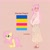 Size: 2048x2048 | Tagged: safe, artist:cryweas, fluttershy, human, pegasus, pony, g4, alternate hairstyle, blushing, clothes, feet, female, high res, humanized, mare, pansexual, pansexual pride flag, pink background, pride, pride flag, reference sheet, sandals, shirt, simple background, skirt, solo, ukraine