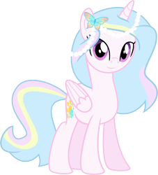 Size: 7343x8090 | Tagged: safe, artist:shootingstarsentry, oc, oc only, oc:diamond paradise, alicorn, pony, absurd resolution, alicorn oc, female, horn, mare, simple background, solo, transparent background, wings