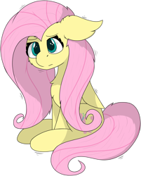 Size: 6024x7478 | Tagged: safe, artist:skylarpalette, fluttershy, pegasus, pony, g4, cute, ears back, female, fluffy, looking up, mare, scared, shaking, shy, simple background, simple shading, sitting, solo, transparent background, trembling, wings