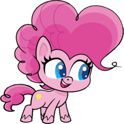 Size: 467x467 | Tagged: safe, edit, edited screencap, editor:pascalmulokozi2, screencap, pinkie pie, earth pony, pony, g4, g4.5, my little pony: pony life, background removed, female, mare, not a vector, simple background, transparent background