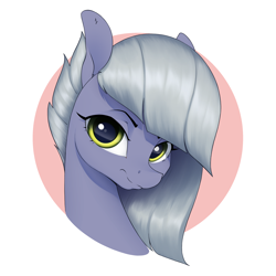 Size: 2750x2750 | Tagged: safe, artist:aquaticvibes, limestone pie, earth pony, pony, g4, bust, female, high res, looking at you, mare, simple background, solo, white background