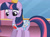 Size: 796x584 | Tagged: safe, edit, edited screencap, screencap, twilight sparkle, pony, unicorn, friendship is magic, g4, cropped, gem, looking down, outfit, ruby, saddle, solo, tack, unicorn twilight