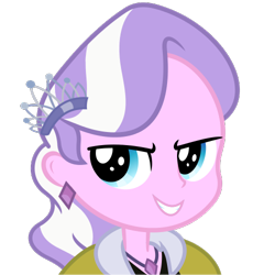 Size: 500x500 | Tagged: safe, artist:serendipony, diamond tiara, human, equestria girls, g4, female, simple background, solo, transparent background, vector
