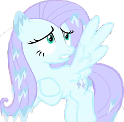 Size: 616x604 | Tagged: safe, edit, edited screencap, screencap, fluttershy, pony, ail-icorn, g4, interseason shorts, background removed, blue, cold, fluttercold, freezing, frozen, ice, shivering, simple background, solo, transparent background