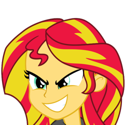 Size: 500x500 | Tagged: safe, artist:serendipony, sunset shimmer, human, equestria girls, g4, my little pony equestria girls, female, simple background, solo, transparent background, vector