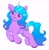 Size: 1972x1999 | Tagged: safe, artist:saphypone, izzy moonbow, pony, unicorn, g5, 2022, blushing, female, mare, old art, simple background, solo, unshorn fetlocks, white background