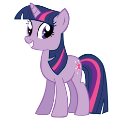 Size: 900x900 | Tagged: safe, artist:kysss90, twilight sparkle, pony, unicorn, g4, female, grin, looking at you, mare, simple background, smiling, solo, transparent background, unicorn twilight, vector