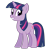 Size: 894x894 | Tagged: safe, artist:lilac2012, twilight sparkle, pony, unicorn, g4, female, grin, looking at you, mare, simple background, smiling, solo, transparent background, unicorn twilight, vector