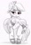 Size: 840x1207 | Tagged: safe, artist:pabbley, rainbow dash, pegasus, pony, g4, bipedal, clothes, female, grayscale, laurel wreath, lidded eyes, mare, monochrome, partial color, sandals, simple background, solo, toga, white background, wide hips