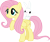 Size: 3535x3000 | Tagged: safe, artist:cloudy glow, angel bunny, fluttershy, pegasus, pony, rabbit, g4, may the best pet win, my little pony: friendship is magic, .ai available, angel riding fluttershy, animal, female, folded wings, high res, mare, rabbits riding ponies, raised hoof, simple background, transparent background, vector, wings