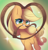 Size: 1900x2000 | Tagged: safe, artist:miryelis, applejack, earth pony, pony, g4, applejack's hat, big ears, cowboy hat, cute, hat, heart, impossibly large ears, jackabetes, lasso, looking at you, rope, running, smiling, smiling at you, solo
