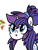 Size: 768x1024 | Tagged: safe, artist:sjart117, rarity, oc, oc:watermelana, pegasus, pony, unicorn, g4, :o, alternate hairstyle, female, hairband, mane swap, mare, open mouth, pegasus oc, simple background, starry eyes, transparent background, wingding eyes