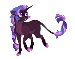 Size: 2900x2300 | Tagged: safe, artist:gigason, oc, oc:midnight spell, pony, unicorn, cloven hooves, female, high res, mare, simple background, solo, transparent background