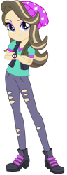 Size: 1610x4191 | Tagged: safe, artist:rodan00, color edit, edit, vector edit, starlight glimmer, human, equestria girls, equestria girls specials, g4, mirror magic, beanie, beanie hat, blue eyes, clothes, crossed arms, eyebrows, female, full body, hat, holes, human coloration, jacket, legs, light skin, light skin edit, looking at you, natural hair color, pants, realism edits, ripped pants, shirt, shoes, simple background, skin color edit, smiling, smiling at you, solo, stars, torn clothes, transparent background, vector, watch, wristwatch