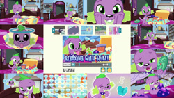 Size: 1280x721 | Tagged: safe, editor:quoterific, spike, spike the regular dog, dog, equestria girls, g4, my little pony equestria girls: better together, reboxing with spike!, bipedal, cute, solo, spikabetes