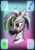 Size: 1527x2160 | Tagged: safe, artist:seizachan, oc, oc only, oc:xyzzy, pony, zebra, bust, card, cyberpunk, ear piercing, error, eyebrows, eyelashes, eyeshadow, female, glitch, glowing, looking at you, makeup, mare, piercing, portrait, solo, sternocleidomastoid, tattoo, three quarter view, watermark, zebra oc