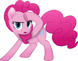 Size: 1383x1072 | Tagged: safe, artist:php178, derpibooru exclusive, pinkie pie, earth pony, pony, g4, trade ya!, .svg available, balloon, blue eyes, description is relevant, female, hoof heart, infographic, inkscape, looking at you, mare, movie accurate, pink mane, pink tail, raised hoof, salute, serious, serious face, stance, standing, svg, tail, test, tutorial, underhoof, vector, video in description, youtube link in the description