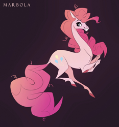 Size: 1920x2057 | Tagged: safe, artist:marbola, pinkie pie, earth pony, pony, g4, solo