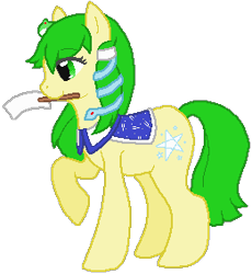 Size: 261x284 | Tagged: safe, artist:thecompleteanimorph, pony, female, kochiya sanae, mare, ponified, simple background, solo, touhou, transparent background