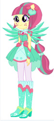 Size: 372x831 | Tagged: safe, artist:ra1nb0wk1tty, sour sweet, human, equestria girls, g4, clothes swap, cropped, crystal guardian, low quality, simple background, solo, white background