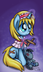 Size: 892x1488 | Tagged: safe, artist:cazra, smarty pants, pony, unicorn, g4, alice margatroid, cute, female, mare, ponified, touhou