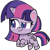 Size: 279x279 | Tagged: safe, edit, edited screencap, editor:pascalmulokozi2, screencap, twilight sparkle, alicorn, pony, g4, g4.5, my little pony: pony life, one click wonder, background removed, female, flying, mare, not a vector, simple background, solo, transparent background, twilight sparkle (alicorn)