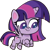 Size: 283x282 | Tagged: safe, edit, edited screencap, editor:pascalmulokozi2, screencap, twilight sparkle, alicorn, pony, g4, g4.5, my little pony: pony life, one click wonder, background removed, female, flying, mare, not a vector, simple background, solo, transparent background, twilight sparkle (alicorn)