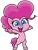 Size: 291x386 | Tagged: safe, edit, edited screencap, editor:pascalmulokozi2, screencap, pinkie pie, earth pony, pony, g4, g4.5, my little pony: pony life, one click wonder, background removed, belly, bipedal, cute, diapinkes, female, mare, not a vector, open mouth, round belly, simple background, solo, transparent background