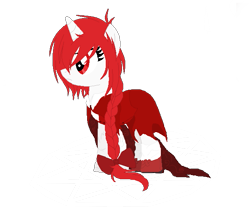 Size: 617x539 | Tagged: safe, artist:chayka22, pony, unicorn, female, magic, magic circle, mare, okazaki yumemi, ponified, simple background, solo, touhou, transparent background