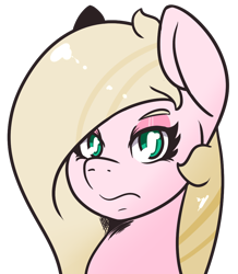 Size: 842x964 | Tagged: safe, artist:lazerblues, oc, oc only, oc:connie amore, earth pony, pony, simple background, solo, transparent background