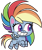 Size: 365x433 | Tagged: safe, edit, edited screencap, editor:pascalmulokozi2, screencap, rainbow dash, pegasus, pony, g4, g4.5, my little pony: pony life, one click wonder, background removed, female, flying, mare, not a vector, simple background, solo, transparent background