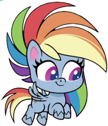 Size: 373x434 | Tagged: safe, edit, edited screencap, editor:pascalmulokozi2, screencap, rainbow dash, pegasus, pony, g4.5, my little pony: pony life, one click wonder, background removed, female, flying, mare, not a vector, simple background, solo, transparent background