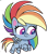 Size: 373x434 | Tagged: safe, edit, edited screencap, editor:pascalmulokozi2, screencap, rainbow dash, pegasus, pony, g4, g4.5, my little pony: pony life, one click wonder, background removed, female, flying, mare, not a vector, simple background, solo, transparent background