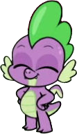 Size: 111x194 | Tagged: safe, edit, edited screencap, editor:pascalmulokozi2, screencap, spike, dragon, g4.5, my little pony: pony life, one click wonder, background removed, cute, eyes closed, male, not a vector, simple background, solo, spikabetes, transparent background, winged spike, wings