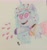 Size: 2888x3067 | Tagged: safe, izzy moonbow, pony, unicorn, g5, my little pony: tell your tale, secret ad-mare-er, spoiler:g5, spoiler:my little pony: tell your tale, colored, colored pencil drawing, drawing, female, heart, heart eyes, hearts and hooves day, high res, looking at you, mare, open mouth, open smile, smiling, smiling at you, solo, traditional art, wingding eyes