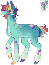 Size: 2002x2652 | Tagged: safe, artist:sleepy-nova, oc, oc only, earth pony, pony, bandaid, female, high res, mare, simple background, solo, transparent background