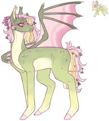 Size: 2436x2703 | Tagged: safe, artist:sleepy-nova, oc, oc:rose mallow, bat pony, pony, female, high res, mare, simple background, solo, transparent background