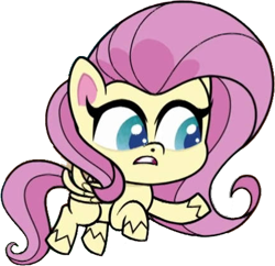 Size: 436x422 | Tagged: safe, edit, edited screencap, editor:pascalmulokozi2, screencap, fluttershy, pegasus, pony, g4.5, my little pony: pony life, one click wonder, background removed, female, flying, mare, not a vector, raised hoof, simple background, solo, transparent background