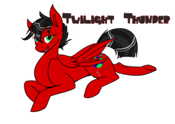 Size: 2480x1754 | Tagged: safe, artist:liechisenshi, oc, oc only, pegasus, pony, commission, red and black oc, simple background, solo, transparent background, ych result