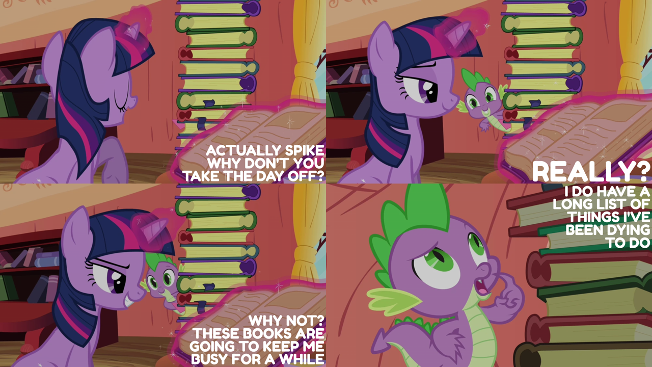 Safe Edit Edited Screencap Editor Quoterific Screencap Spike Twilight Sparkle