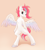Size: 2370x2625 | Tagged: safe, artist:foxpit, zipp storm, pegasus, pony, semi-anthro, g5, alternate hairstyle, arm hooves, belly, bipedal, chest fluff, colored, colored sketch, concave belly, eyelashes, featureless crotch, female, high res, hoof fluff, hooves, leg fluff, looking at you, shading, sketch, slender, smiling, smiling at you, solo, spread wings, standing, thin, unshorn fetlocks, wings