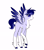 Size: 3500x4000 | Tagged: safe, artist:katyusha, oc, oc only, oc:tailwind, pegasus, pony, blue eyes, blue hair, fluffy, freckles, simple background, solo, white background